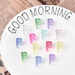 UV Plating Transparent Acrylic European Beads