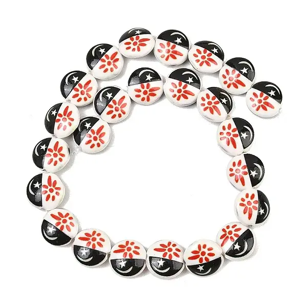 Printed Handmade Porcelain Beads