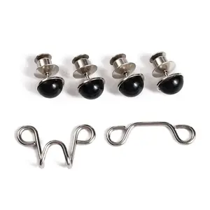 Alloy and Plastic Beads Scalable & Removable Button Pins for Jeans