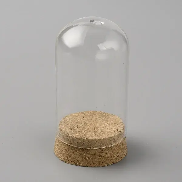 Transparent Glass Dome Jar Cloche Display Cases
