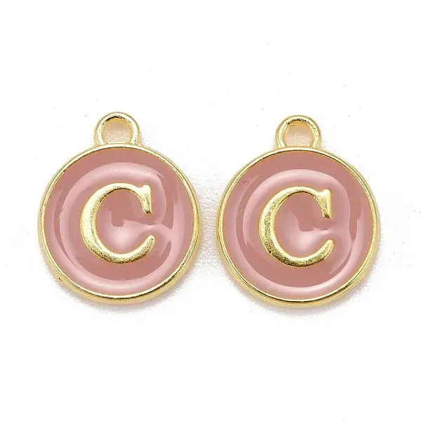 Golden Plated Alloy Enamel Charms