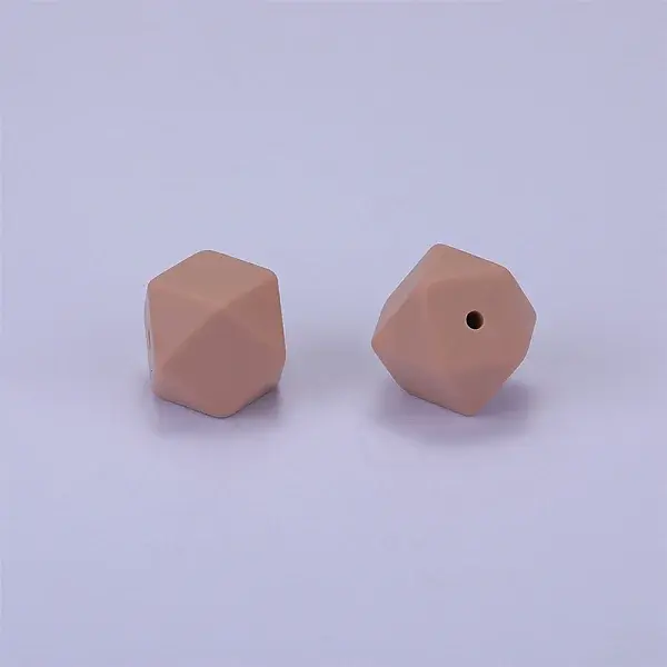 Hexagonal Silicone Beads