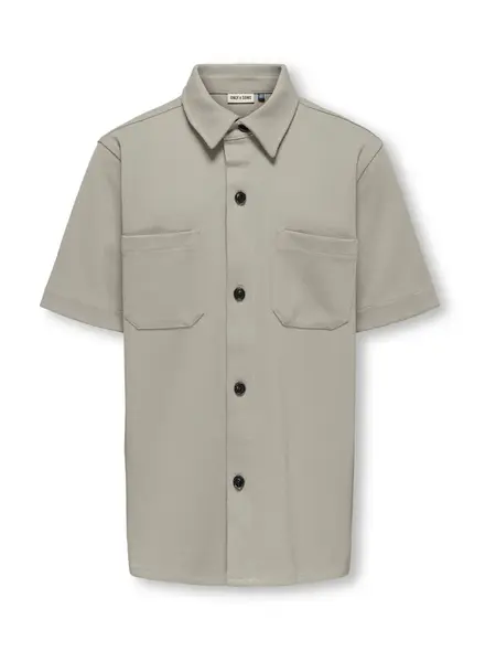 Only & Sons Junior Košeľa 'OSJNEW KODYL'  tmavošedá