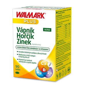 Walmark Vápník Hořčík Zinek OSTEO,  kosti, zuby a svaly 90 tablet