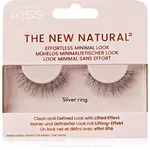 KISS The New Natural Effortless Minimal Look umelé mihalnice Silver Ring 1 pár