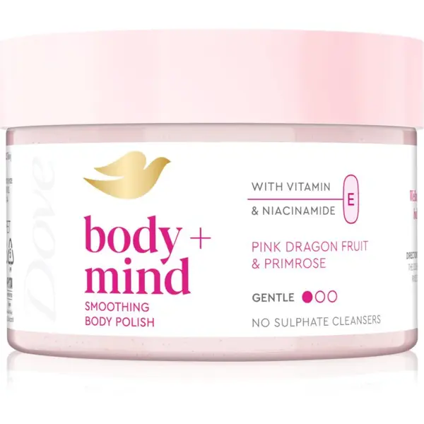 Dove Dragonfruit & Primrose tělový peeling 295 ml