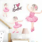 Samolepka na stenu/Tapeta I Love Ballet H16372