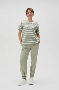 Marisse Women's Sweatshirt L-Bl-4601 Olive