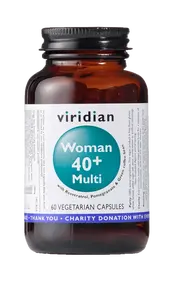 VIRIDIAN 40+ Woman Multivitamin 60 kapslí