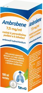 AMBROBENE , roztok k perorálnímu podání a inhalaci 100 ml