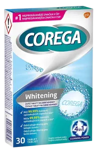 COREGA Whitening Čistící tablety 30 ks