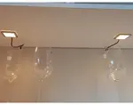 Bodové LED osvětlení (2 ks) Square, teplá bílá