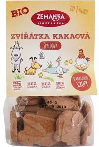 ZEMANKA Špaldová kakaová bio zvířátka 100 g