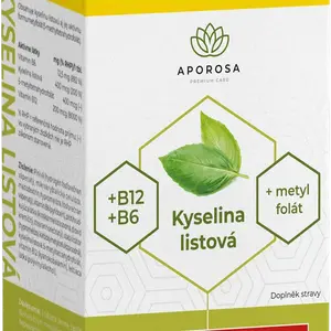APOROSA Kyselina listová +B12, +B6, 120 tablet