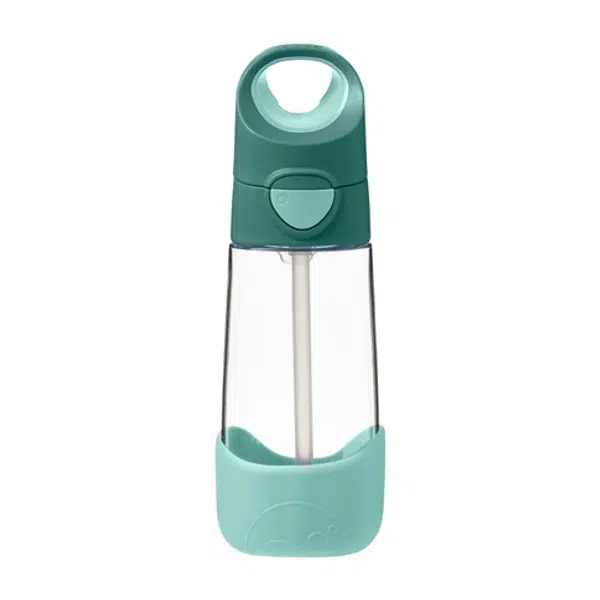 B.BOX Lahev na pití s brčkem - emerald forest 450ml