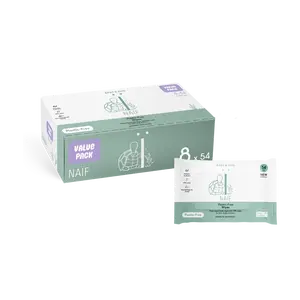 NAÏF Vlhčené ubrousky pro děti a miminka 8 x 54 ks