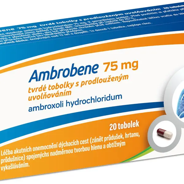 AMBROBENE 75 mg perorální orální tobolky pro. 20 x 75 mg 20 ks