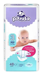 PANDA Midi dětské pleny  5-9kg 48 ks