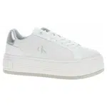 Dámská obuv Calvin Klein YW0YW01766 0LI Bright White-Silver 38