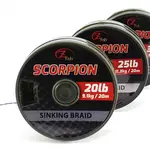 Zfish šňůrka scorpion sinking braid camou 20 m-průměr 20 lb / nosnost 9 kg