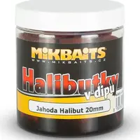 Mikbaits pelety halibutky v dipu 20 mm 250 ml - jahoda halibut