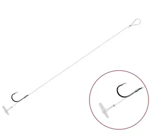 Delphin návazec feederový flr quickstop 6 ks - 8 cm #4 0,30 mm