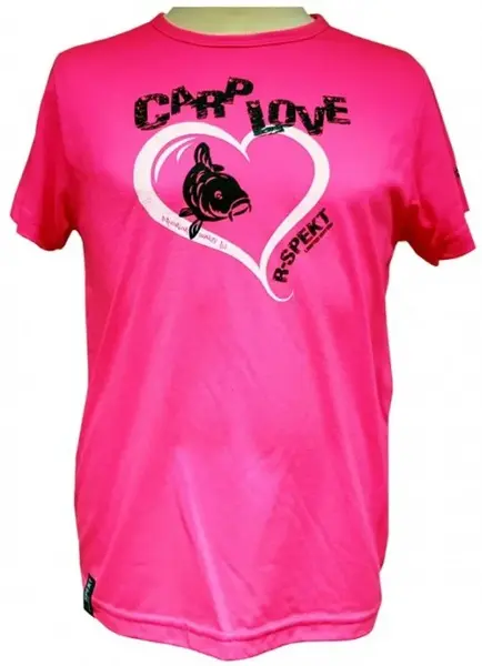 R-spekt tričko carp love dětské fluo pink - 5/6 let