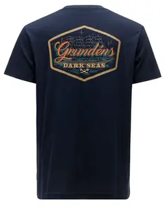 Grundéns tričko support guides ss t-shirt dark navy - m