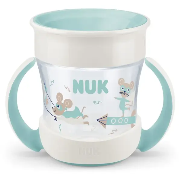 NUK Magic Cup Mini hrnek s držadly 6m+ Green 1 ks