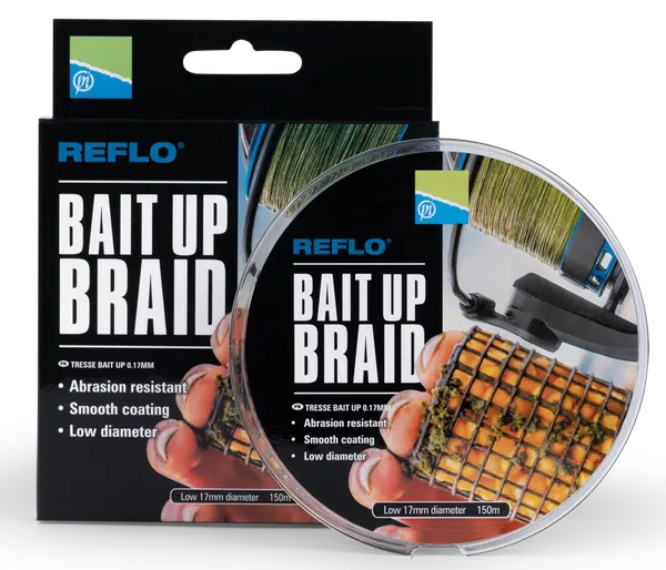Preston innovations splétaná šňůra reflo bait up braid 150 m 0,17 mm