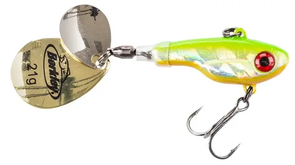 Berkley nástraha pulse spintail candy lime - 7,5 cm 21 g