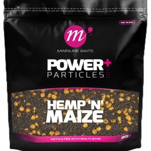 Mainline ochucený partikl power+ hemp 'n' maize 2 kg