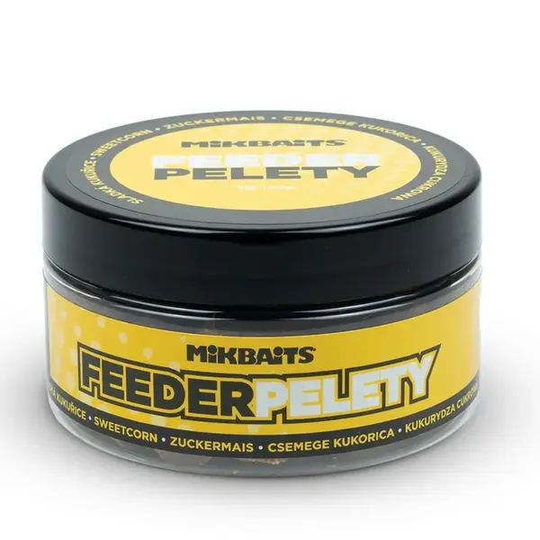 Mikbaits feeder pelety 100 ml 10 mm - sladká kukuřice