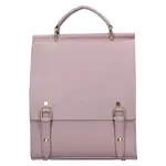 Dámský kožený batoh Italia Magdalen - růžová