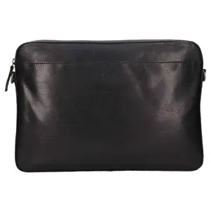 Pánská kožená taška přes rameno Lagen Oskar - černá