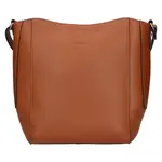 Kožená dámska crosbody kabelka Katana Carole - koňak