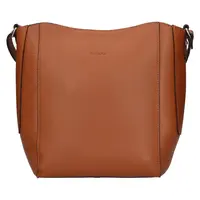 Kožená dámska crosbody kabelka Katana Carole - koňak
