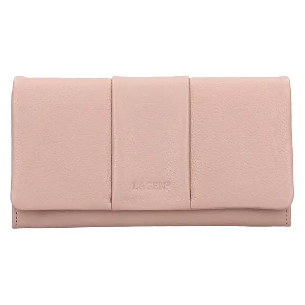 Dámska kožená peňaženka Lagen Nicol - ružová