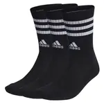 adidas 3-Stripes Cushioned Crew Socks 3 Pairs L