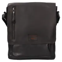 Pánská kožená taška přes rameno Mustang Hugo - černá