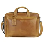Pánská kožená taška na notebook Sparwell Luis - koňak