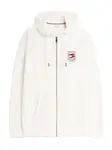 TOMMY HILFIGER Tepláková bunda  slonová kosť / námornícka modrá / čerešňová