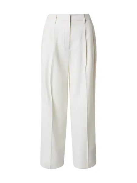 Calvin Klein Plisované nohavice  biela