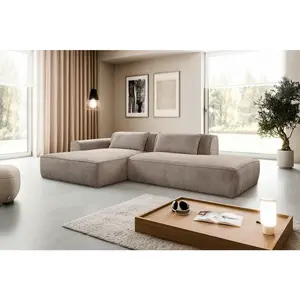 Livetastic ROHOVÁ SEDAČKA, plast, textil, kompozitní dřevo, šedohnědá