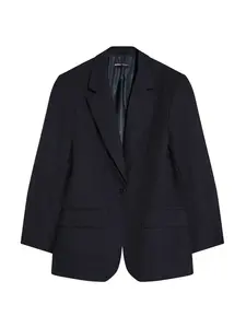 Bershka Blejzer  modrá / námornícka modrá
