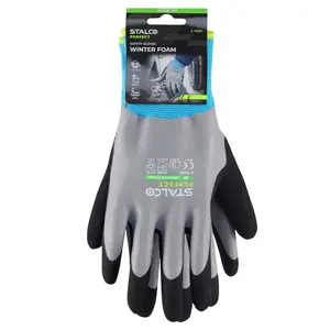 Rukavice WINTER FOAM, 9, STALCO PERFECT, bal.12 párů