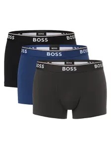 BOSS Boxerky 'Power'  modrá / sivá melírovaná / čierna / biela