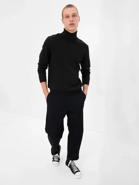 GAP Wool Merino Sweater with Turtleneck - Men's