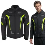 Letní pánská moto bunda W-TEC Mirelio černá-fluo 3XL