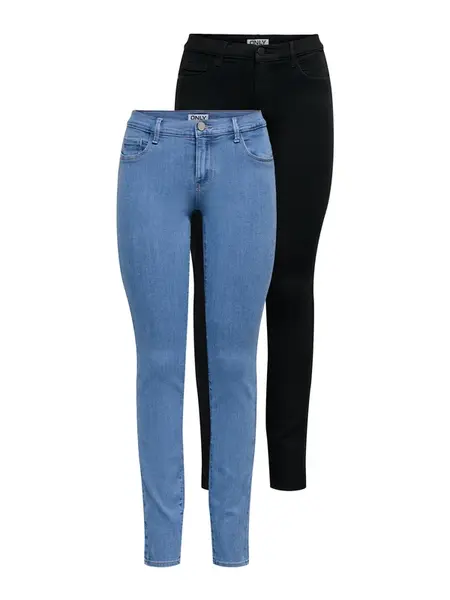 ONLY Džínsy 'ONLRAIN'  modrá denim / čierny denim